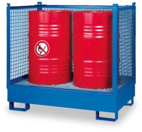 Stackable drip tray with grating
