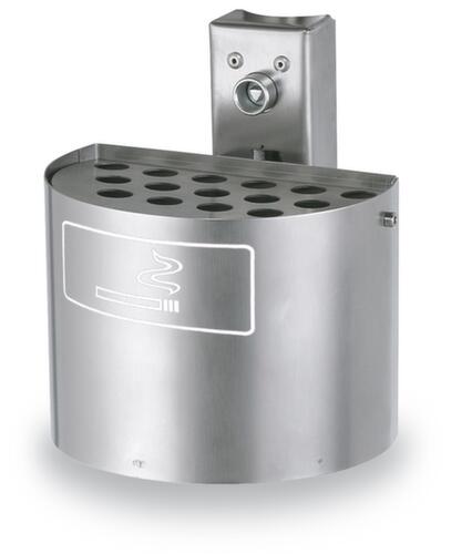 Ashtray for wall or post mounting