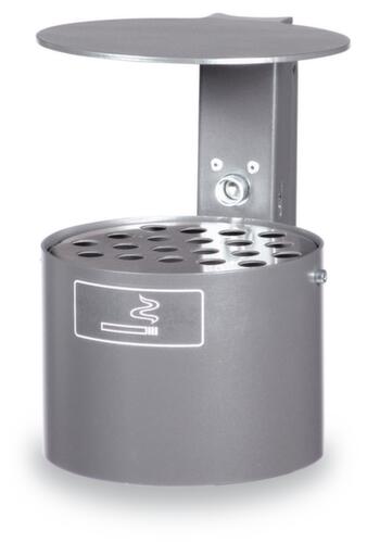 Ashtray for wall or post mounting