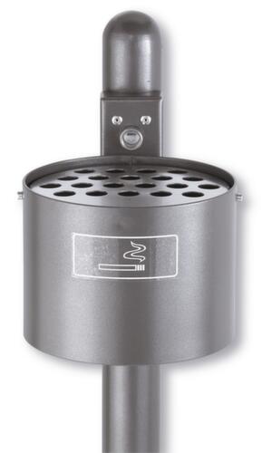 Ashtray for wall or post mounting