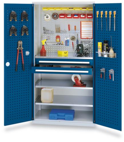 Kappes Workshop cabinet RasterPlan® with perforated panel doors, 2 Drawer(s)