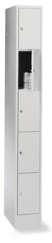 C+P Locker cabinet Classic light gray with up to 20 compartments