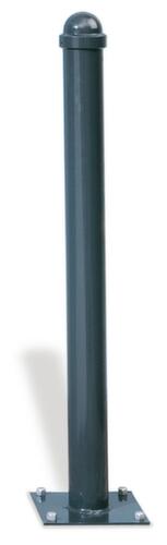 Style bollard with hemispherical head