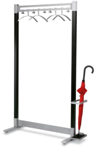 Row wardrobe Montana, silver/anthracite