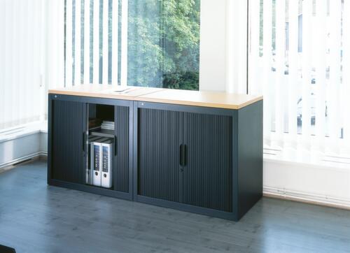 C+P Tambour door cabinet OMNISPACE