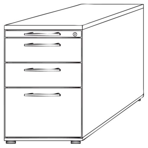 Mobile or free-standing pedestals Solid