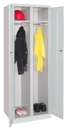 PAVOY Clothes/linen cupboard Basis Plus with 2 compartments, compartment width 300 mm