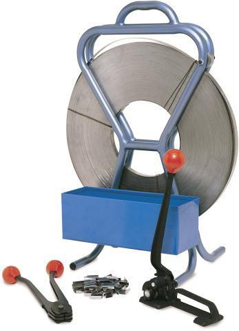 Strapping set Eco with steel strapBandwidth 16 mm