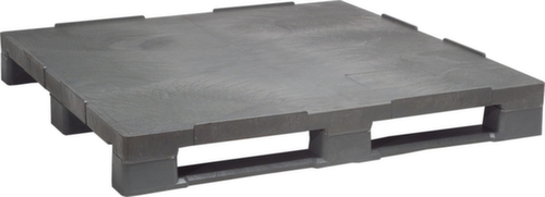 Stacking pallet, PE regenerate, length x width 1200 x 1200 mm