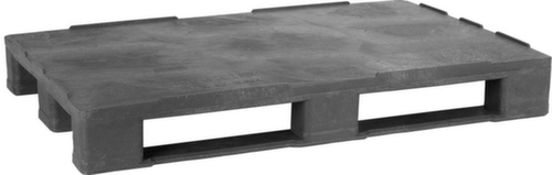 Hygiene pallet, PE regenerate, length x width 800 x 1200 mm