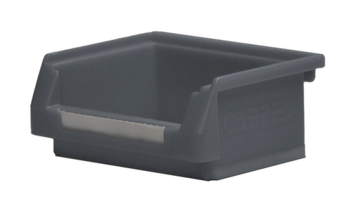 Kappes Open fronted storage box RasterPlan® Favorit, gray, depth 85 mm
