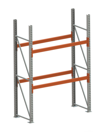 META Pallet rack MULTIPAL for 3 pallets, 1825 mm wide, 3 storage levels