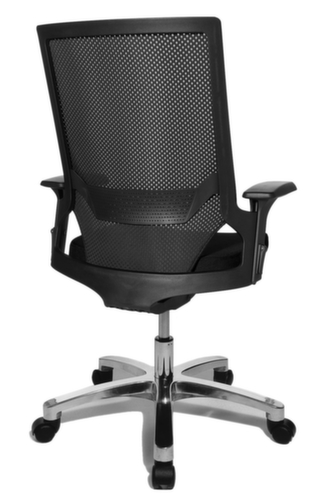 Topstar Office swivel chair Autosynchro SY with armrests, Mesh backrest with back support, black