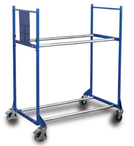 VARIOfit Tire trolley for 8 tires, load capacity 300 kg, 2 Shelves