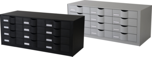 Drawer unit for roller shutter cabinet