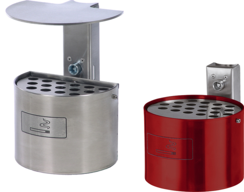 Ashtray for wall or post mounting