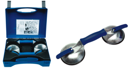 Aluminum suction lifter with 2 suction cups