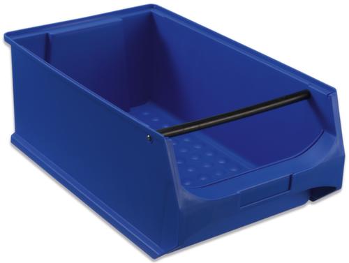 Open fronted storage bin Grip with dimpled base