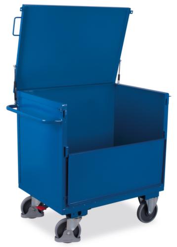 VARIOfit Box trolley with sheet metal walls