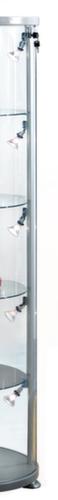 Lighting kit for free-standing display case, 5 x LED, cool white (daylight white)