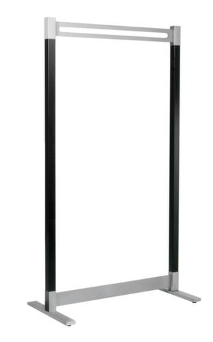 Row wardrobe Montana, silver/anthracite