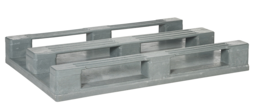 Hygiene pallet, PE regenerate, length x width 800 x 1200 mm