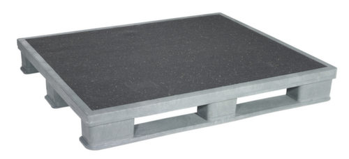 Heavy-duty hygiene pallet, PE regenerate, length x width 1200 x 1000 mm