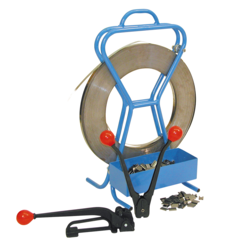 Strapping set Eco with steel strapBandwidth 16 mm