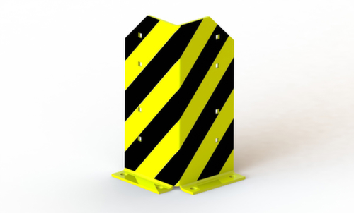 META Shelf collision protection L-profile, height 400 mm