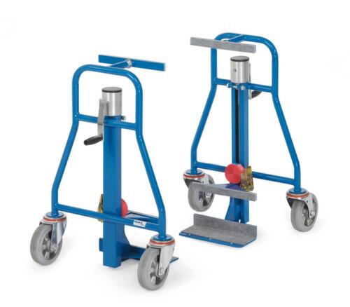 fetra Lifting scooter with mechanical winch, load capacity 600 kg, lifting height 300 mm