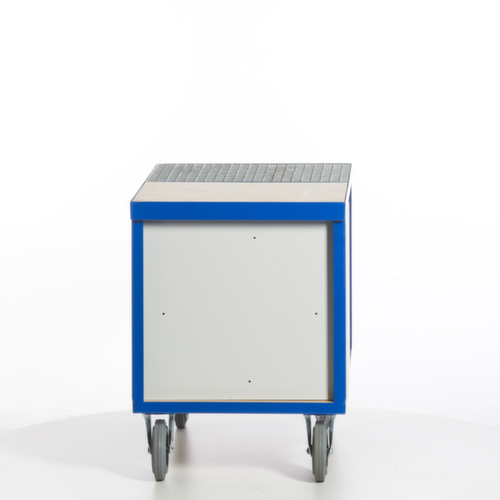 Rollcart Environmental workshop trolley with oil-tight tray and grating, load capacity 600 kg, loading area 1150 x 700 mm