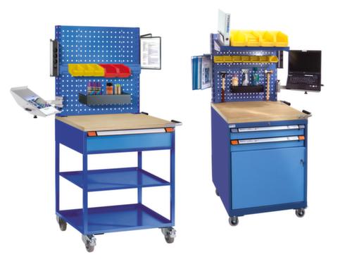 Thurmetall Workbench and assembly trolley with perforated plate