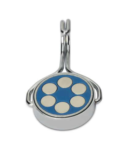 MAUL Hook magnet, light silver, Ø 38,5 mm