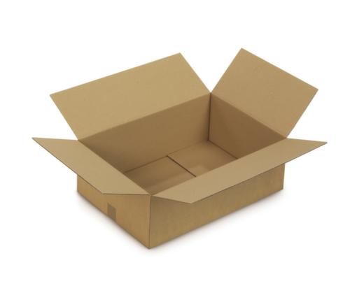 Corrugated cardboard folding carton 1-wall