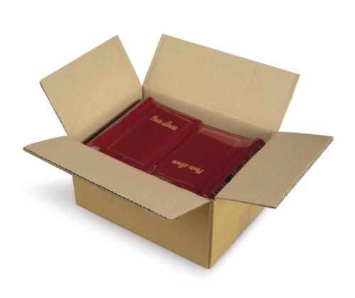 Corrugated folding carton 2-wall