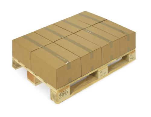 Corrugated cardboard folding carton 1-wall