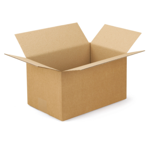 Corrugated cardboard folding carton 1-wall