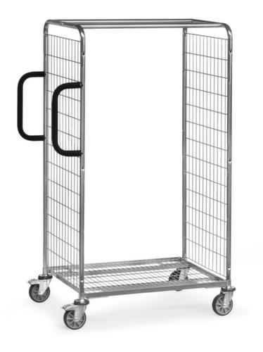 fetra Order picking trolley with mesh walls