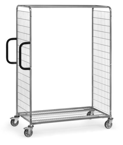 fetra Order picking trolley with mesh walls