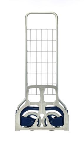 RuXXac Folding aluminum parcel trolley, load capacity 125 kg, Polymer tires