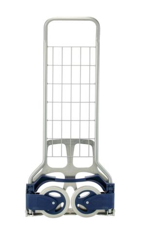 RuXXac Folding aluminum parcel trolley, load capacity 125 kg, Polymer tires