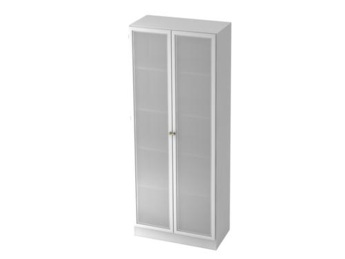 Office glass door cabinet Up and Down, 5 File heights