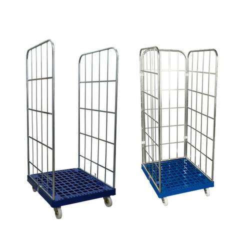 Roll container rolltainer® with HDPE platform LxW 815x682 mm