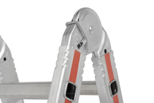 Hymer Four-section multi-purpose folding ladder SC 40