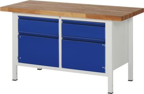 RAU Height-adjustable workbench Serie 8000 with beech top