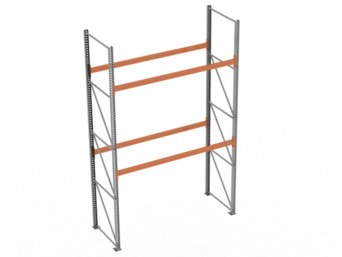 META Pallet rack MULTIPAL for 9 pallets, 2870 mm wide, 3 storage levels