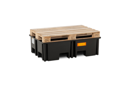 Cemo PE sump tray in Euro pallet dimensions