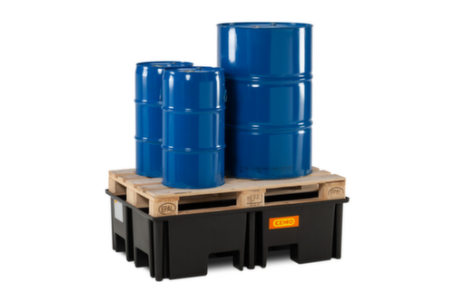 Cemo PE sump tray in Euro pallet dimensions