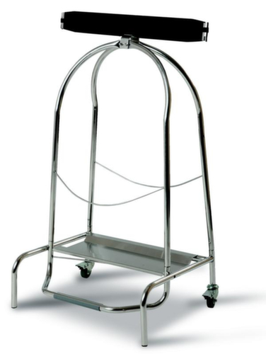 Bin bag stand with foot pedal, for 110-liter bags
