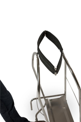 Bin bag stand with foot pedal, for 110-liter bags